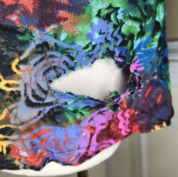 Vintage Anxious Men's Multicolor Frog Graphic Shirt NWT - Picture 8 of 16